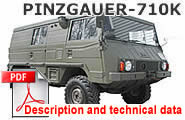 Pinzgauer 710K, description and technical data