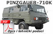 Pinzgauer 710K, opis i tehnički podatci