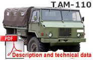 Description and technical data for TAM-110
